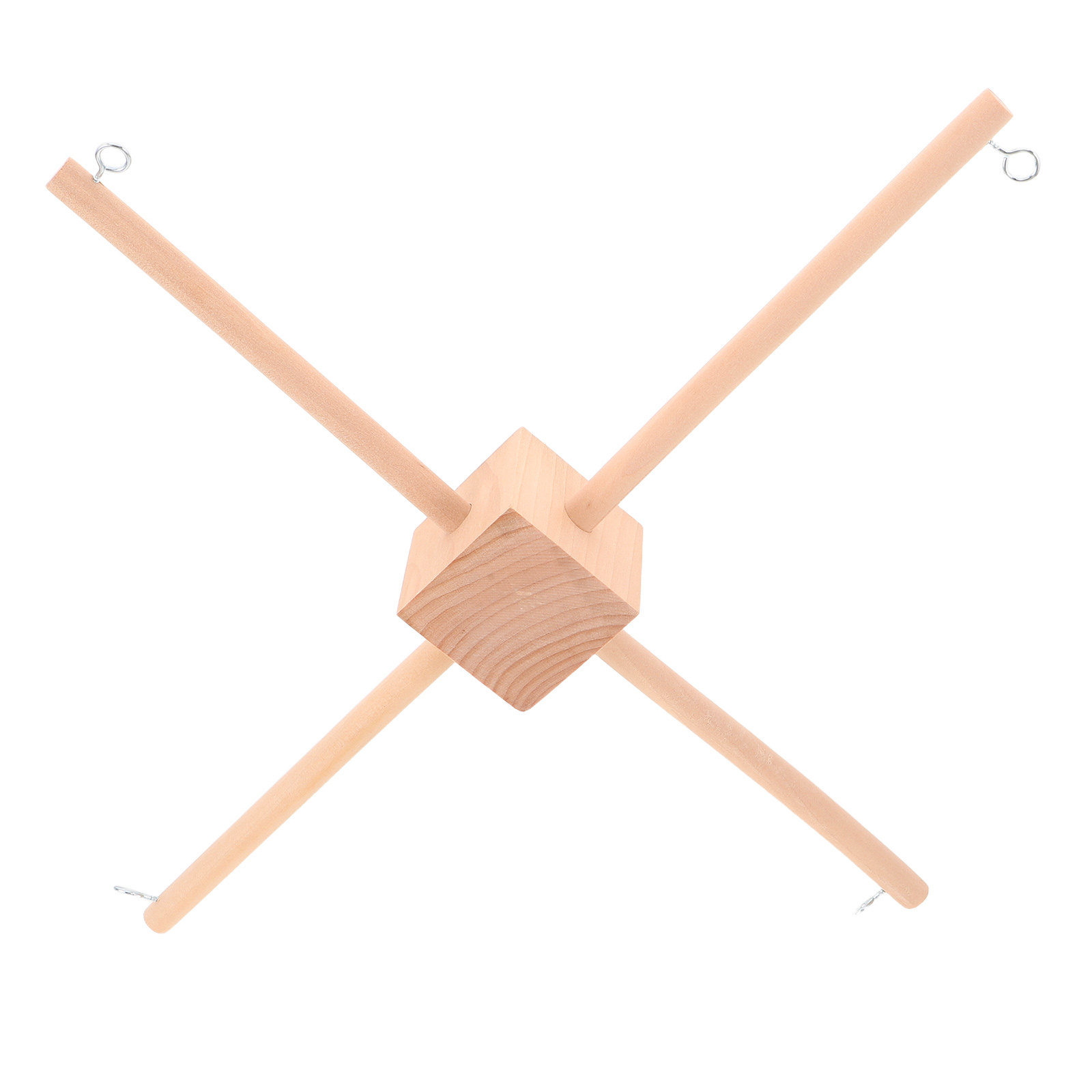 Baby Nursery Mobile - ชุดโครงไม้สำหรับโมบายเด็กแบบกลางๆ 1 ชุด ฐานแข็งแรง สำหรับชุดโมบายเด็ก DIY