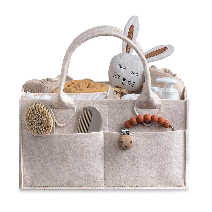 Baby Nursery Dresser - กระเป๋าใส่ผ้าอ้อมเด็กแบบพกพา กล่องเก็บของใช้จำเป็นสำหรับเด็กอ่อน กระเป๋าเปลี่ยนผ้าอ้อมในรถยนต์ กระเป๋าใส่ผ้าอ้อมเด็ก