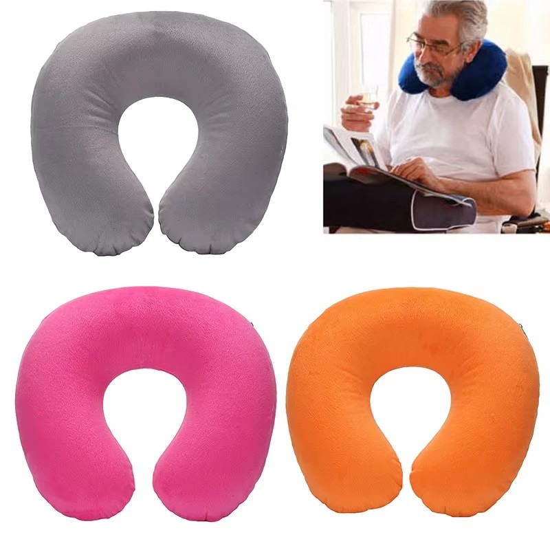 Baby Nursery Pillow - 1/3/4Pcs หมอนท่องเที่ยวรถ Air Flight Office Inflatable