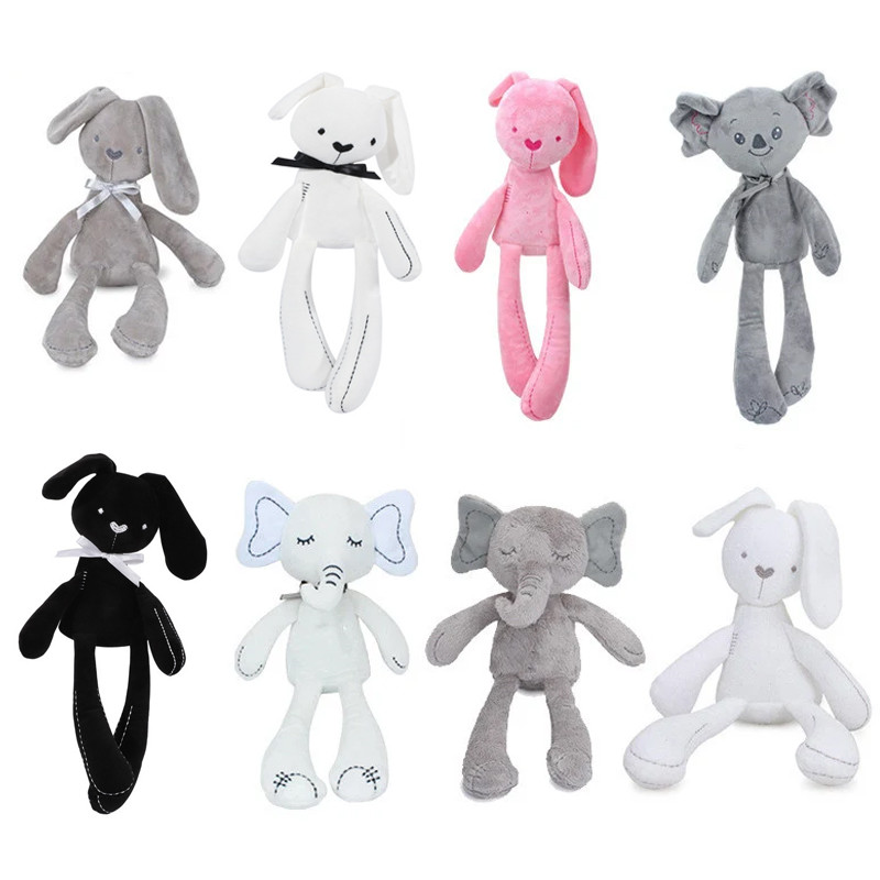 Baby Nursery Mobile - เด็กตุ๊กตากระต่ายหุ่นมือ Soft Crib รถเข็นเด็กทารก Sleep Soothing