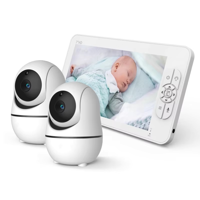 Baby Monitor Split Screen - กล้องวงจรปิดสำหรับเด็ก SM70V2 ความละเอียด 1080P HD แบบแบ่งหน้าจอ