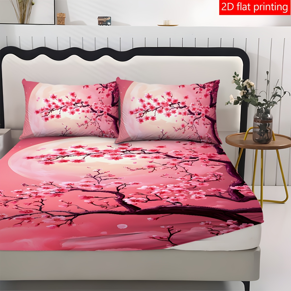 ผ้าปูที่นอนลายต้นซากุระสีชมพู  - Baby Nursery Themes บทวิจารณ์และราคา