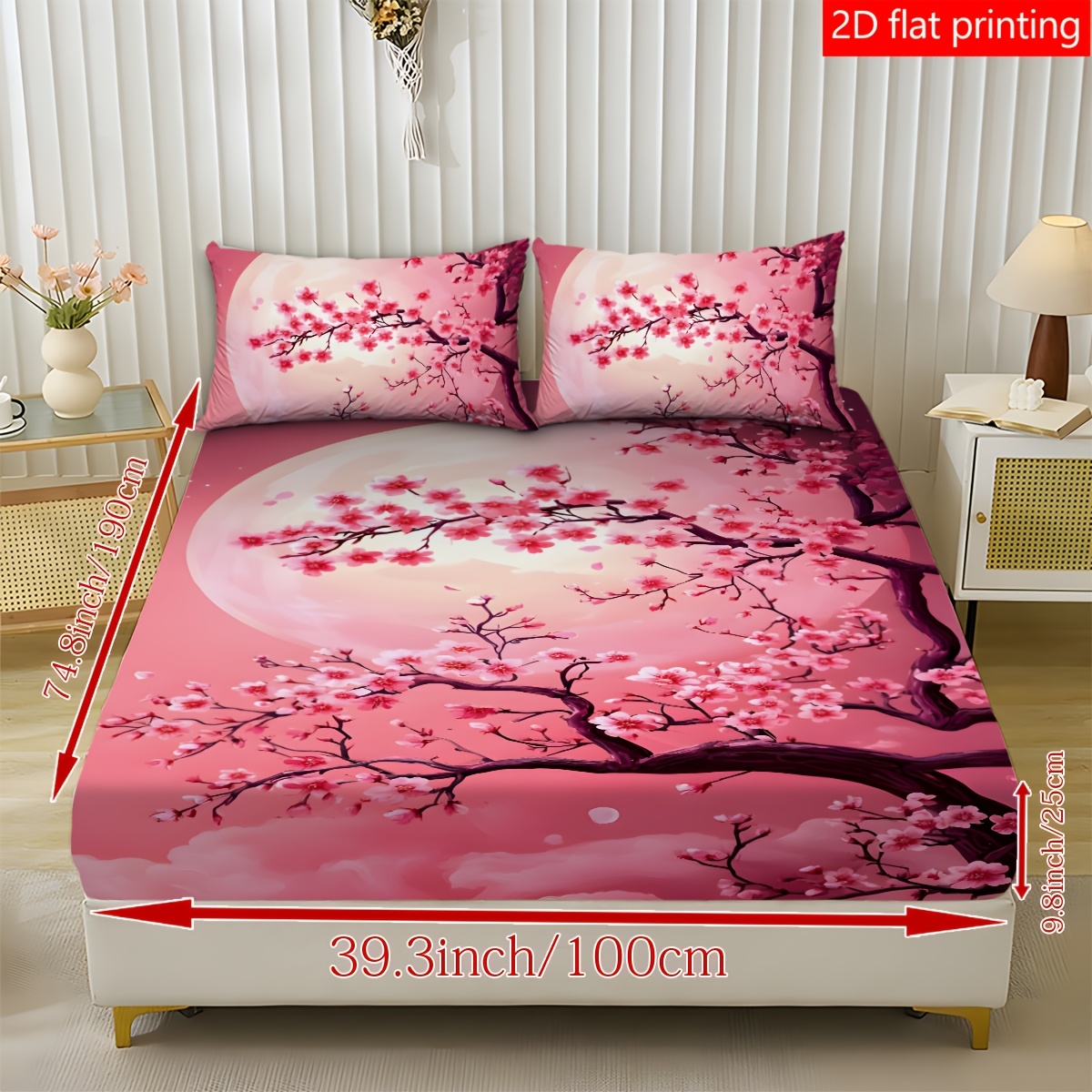 ผ้าปูที่นอนลายต้นซากุระสีชมพู  - Baby Nursery Themes บทวิจารณ์และราคา