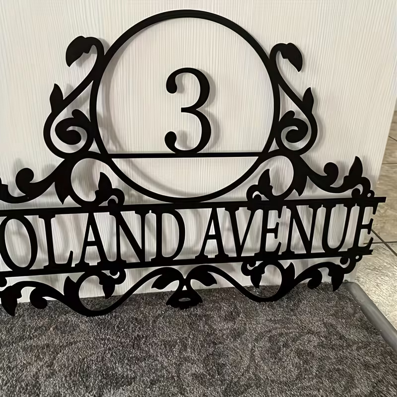 ป้ายเลขที่บ้านและชื่อถนนโลหะแบ - Baby Nursery Name Sign บทวิจารณ์และราคา