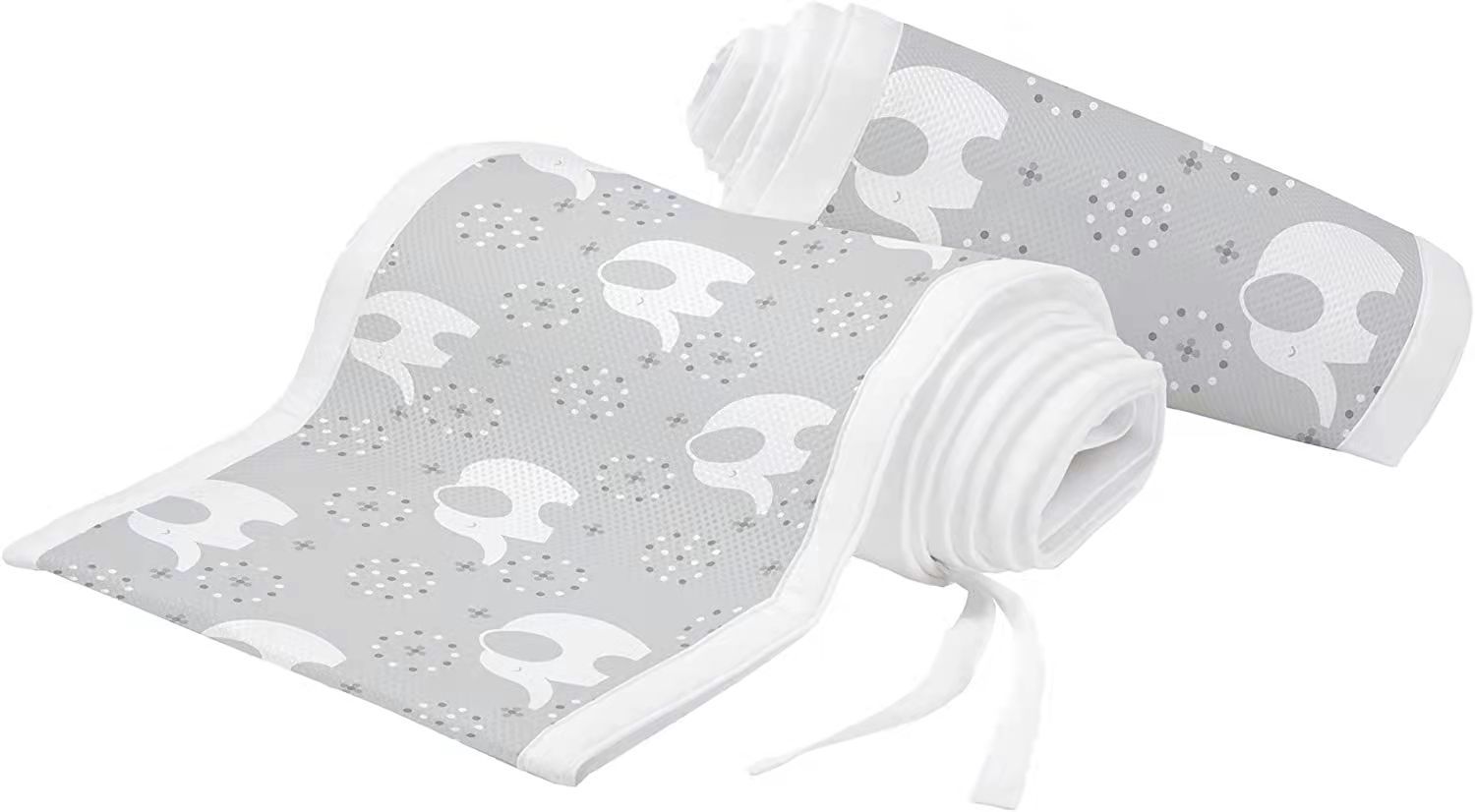 ชุดกันชนเตียงเด็ก 2 ชิ้น ผ้าตา - Baby Nursery Sale บทวิจารณ์และราคา