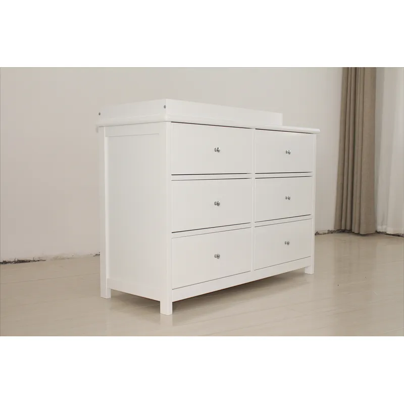 ตู้เก็บของเด็กสีขาว 6 ลิ้นชัก  - Baby Nursery Dresser บทวิจารณ์และราคา