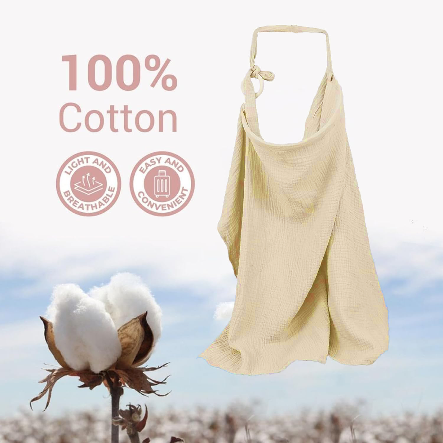 Muslin Nursing Cover สําหรับทา - Baby Nursery Hospital บทวิจารณ์และราคา