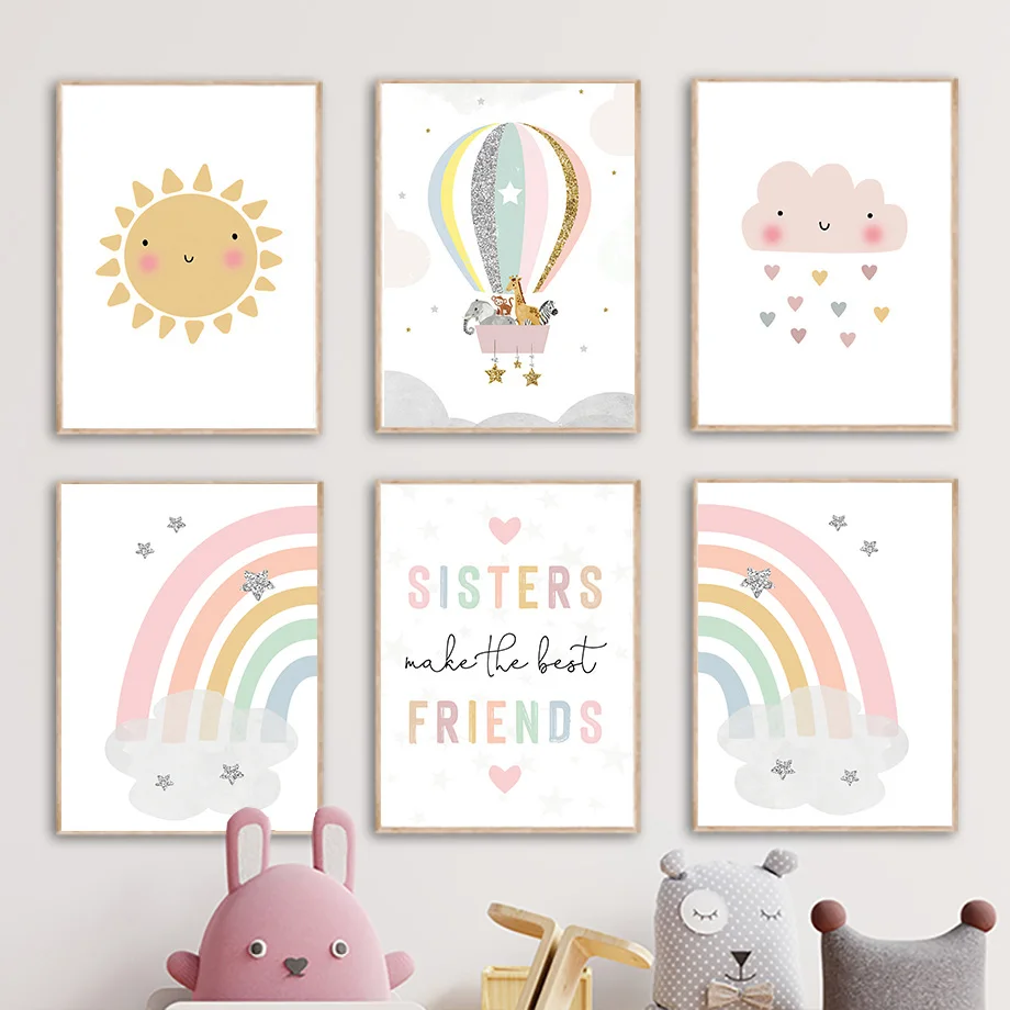 ยีราฟ ช้าง บอลลูนลมร้อน ดวงอาท - Baby Name Wall Art บทวิจารณ์และราคา