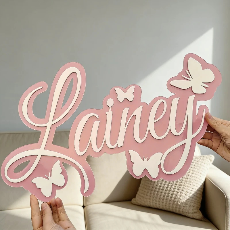 ป้ายชื่อเด็กแบบส่วนตัว ดีไซน์ส - Baby Nursery Wall บทวิจารณ์และราคา
