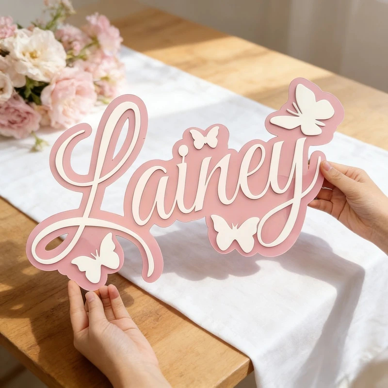 ป้ายชื่อเด็กแบบส่วนตัว ดีไซน์ส - Baby Nursery Wall บทวิจารณ์และราคา