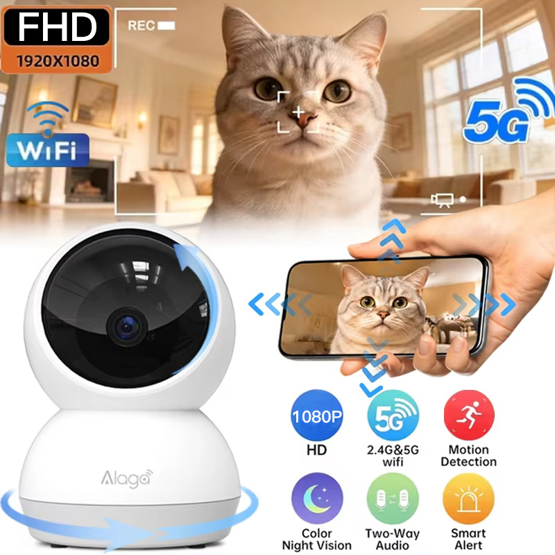 กล้องวงจรปิดอัจฉริยะ WiFi แบบไ - Baby Monitor Split Screen บทวิจารณ์และราคา