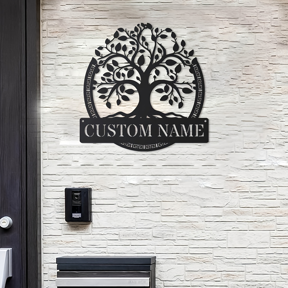 งานศิลปะโลหะติดผนังรูปต้นไม้แห - Baby Name Wall Art บทวิจารณ์และราคา