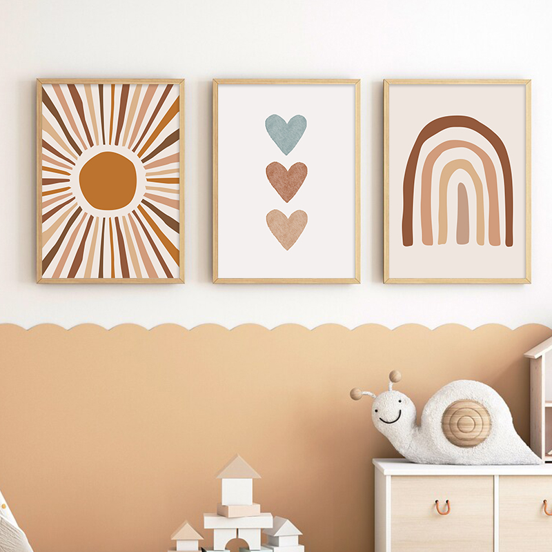 บทคัดย่อ Sun Rainbow Custom ชื - Baby Name Wall Art บทวิจารณ์และราคา