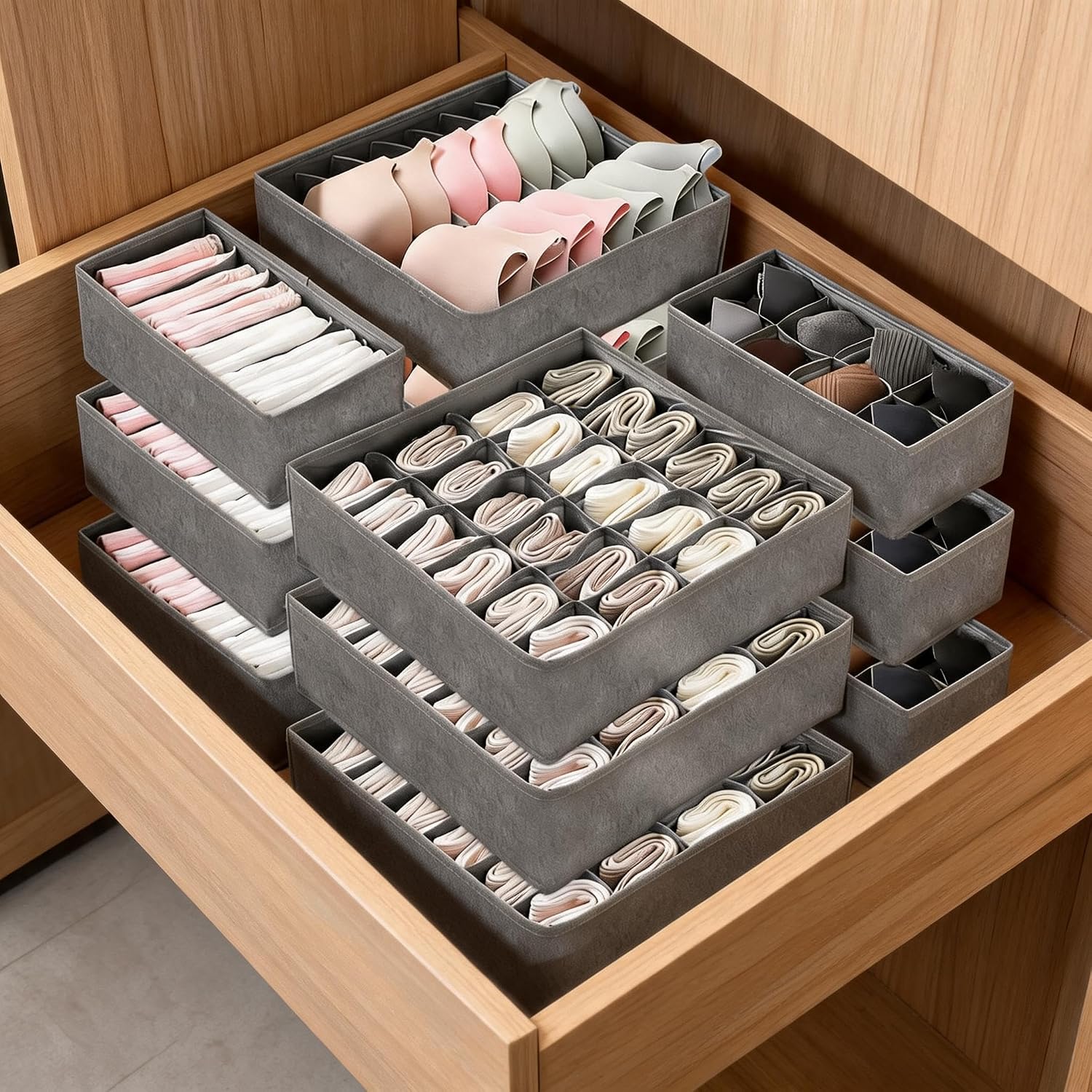 ชุดจัดระเบียบลิ้นชักเก็บชุดชั้ - Baby Nursery Dresser บทวิจารณ์และราคา