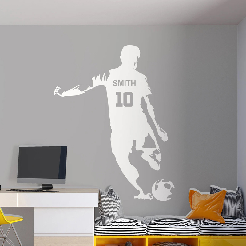 ส่วนบุคคลฟุตบอลชื่อและหมายเลขส - Baby Nursery Decals บทวิจารณ์และราคา