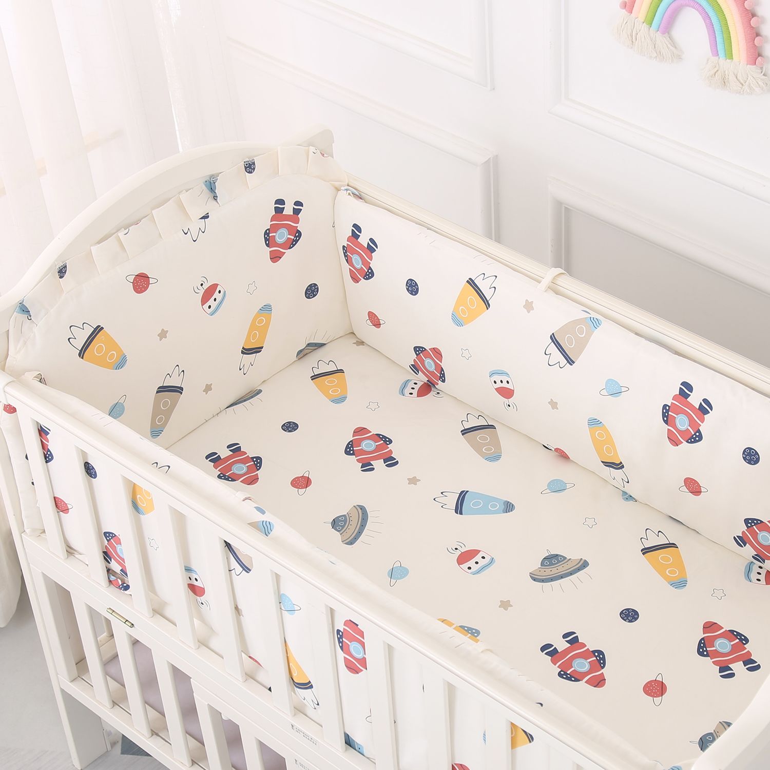 การ์ตูนขอบผ้า3D ตาข่ายผ้าฝ้ายก - Baby Nursery Sale บทวิจารณ์และราคา