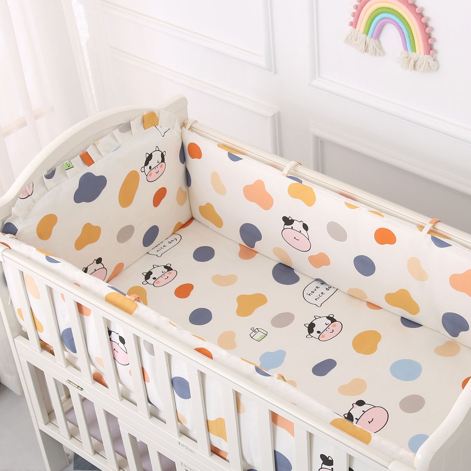 การ์ตูนขอบผ้า3D ตาข่ายผ้าฝ้ายก - Baby Nursery Sale บทวิจารณ์และราคา