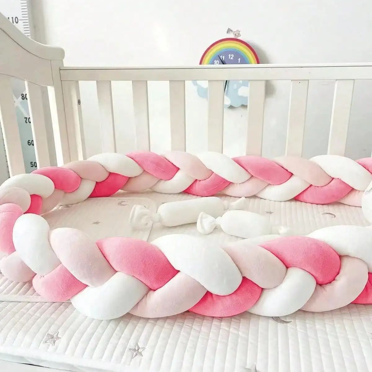กันชนเตียงเด็กอ่อน ชุดตกแต่งห้ - Baby Nursery Sale บทวิจารณ์และราคา