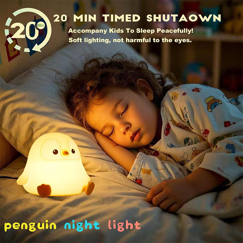 โคมไฟกลางคืนรูปเพนกวินน่ารักให - Baby Nursery Table Lamp บทวิจารณ์และราคา