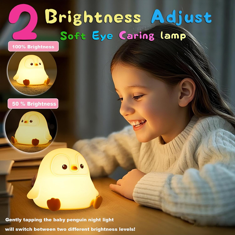 โคมไฟกลางคืนรูปเพนกวินน่ารักให - Baby Nursery Table Lamp บทวิจารณ์และราคา