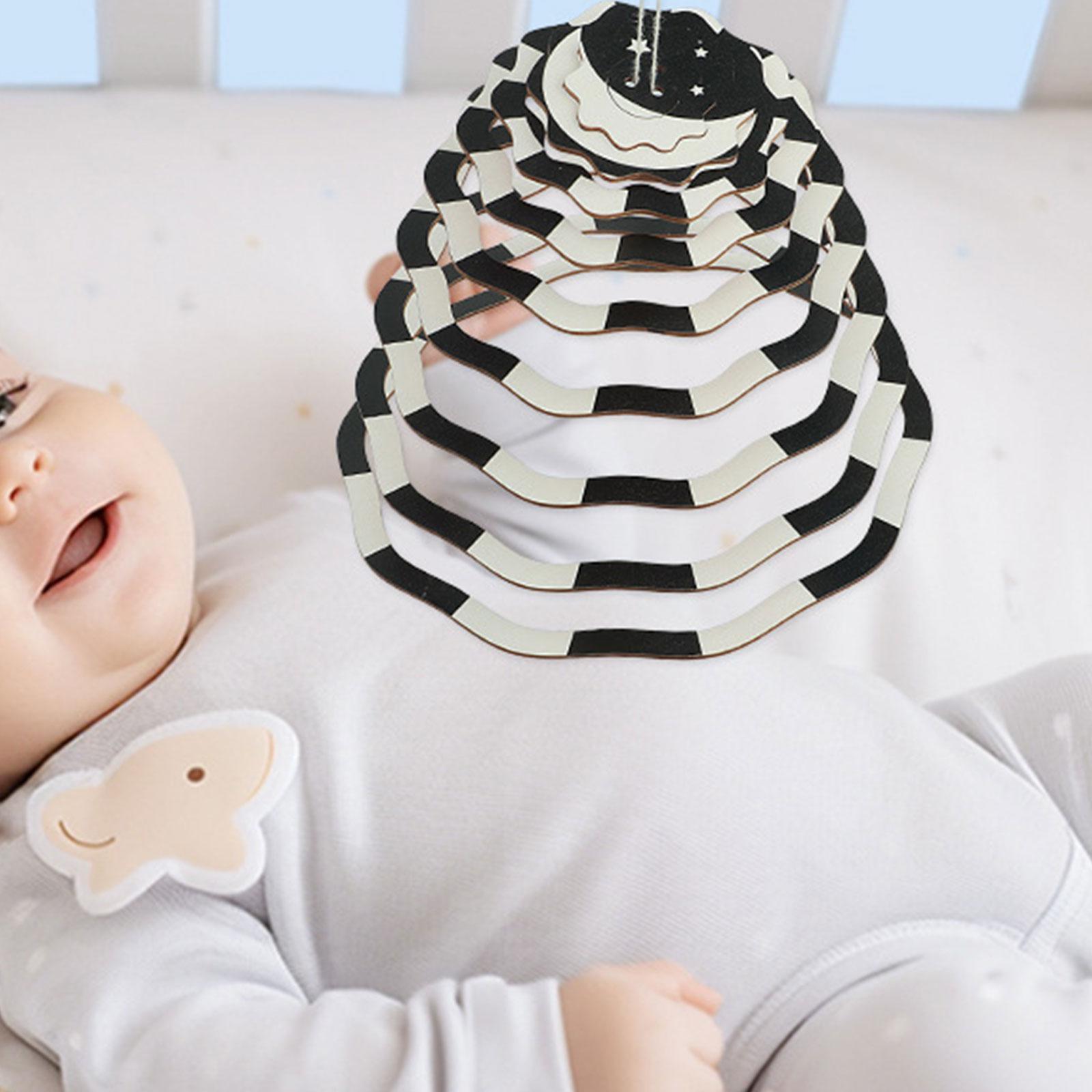 เปลมือถือ Sensory ของเล่นสีดํา - Baby Nursery Mobile บทวิจารณ์และราคา