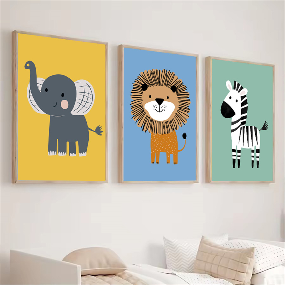 การ์ตูนสัตว์สิงโตม้าลายช้างศิล - Baby Zebra Nursery บทวิจารณ์และราคา