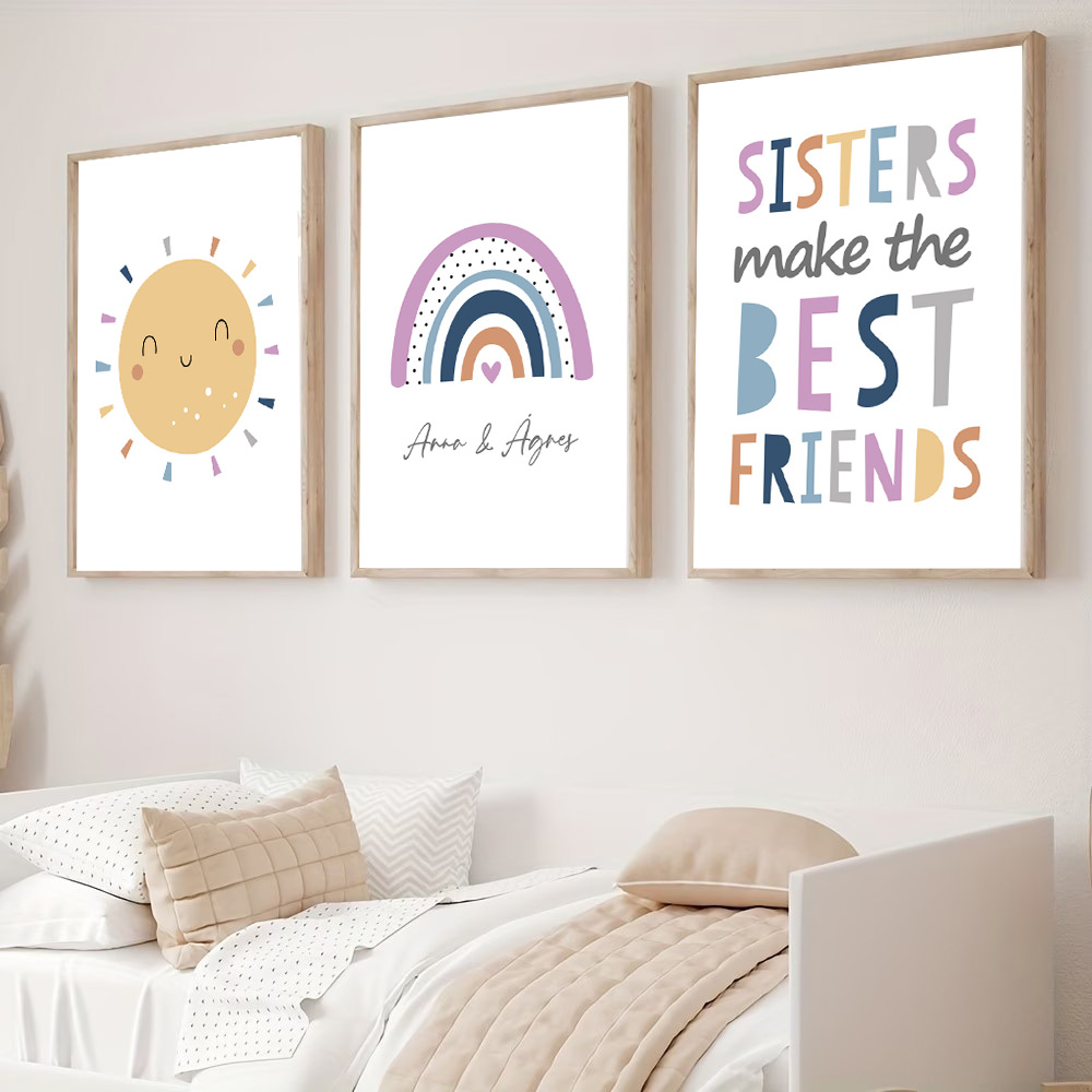 โปสเตอร์ชื่อสั่งทำ การ์ตูนพระอ - Baby Name Wall Art บทวิจารณ์และราคา