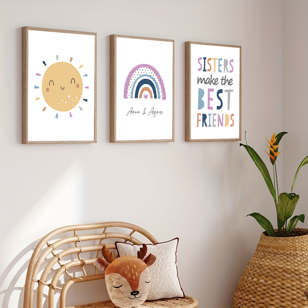 โปสเตอร์ชื่อสั่งทำ การ์ตูนพระอ - Baby Name Wall Art บทวิจารณ์และราคา
