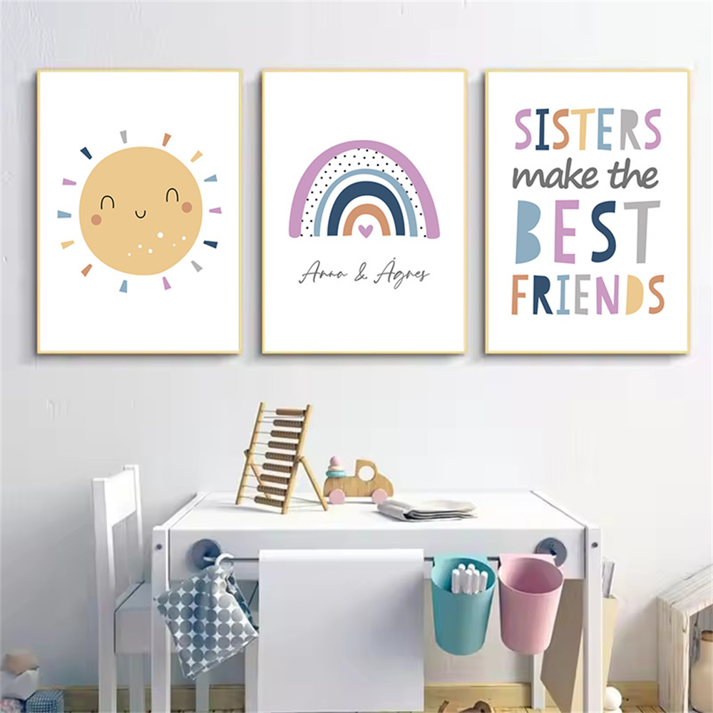 โปสเตอร์ชื่อสั่งทำ การ์ตูนพระอ - Baby Name Wall Art บทวิจารณ์และราคา