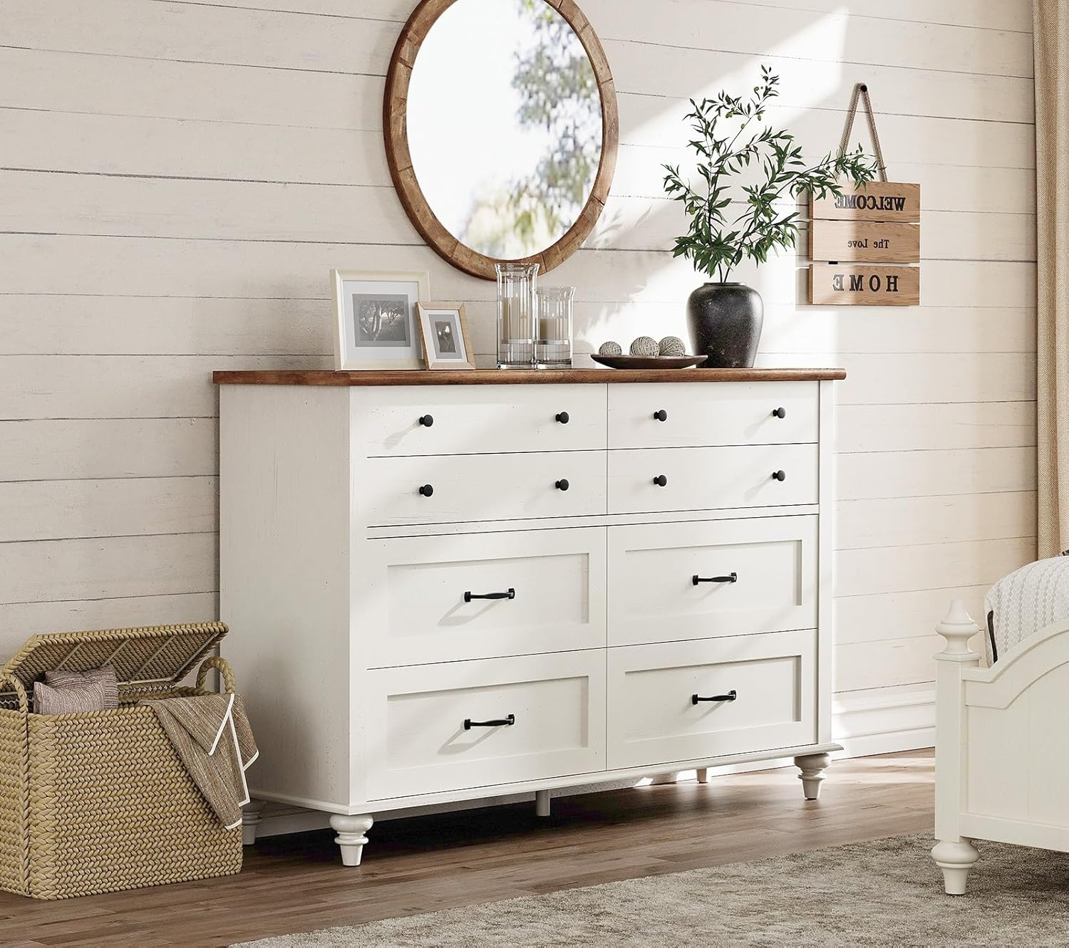 ตู้เสื้อผ้าเด็กสมัยใหม่ 7 ลิ้น - Baby Nursery Dresser บทวิจารณ์และราคา