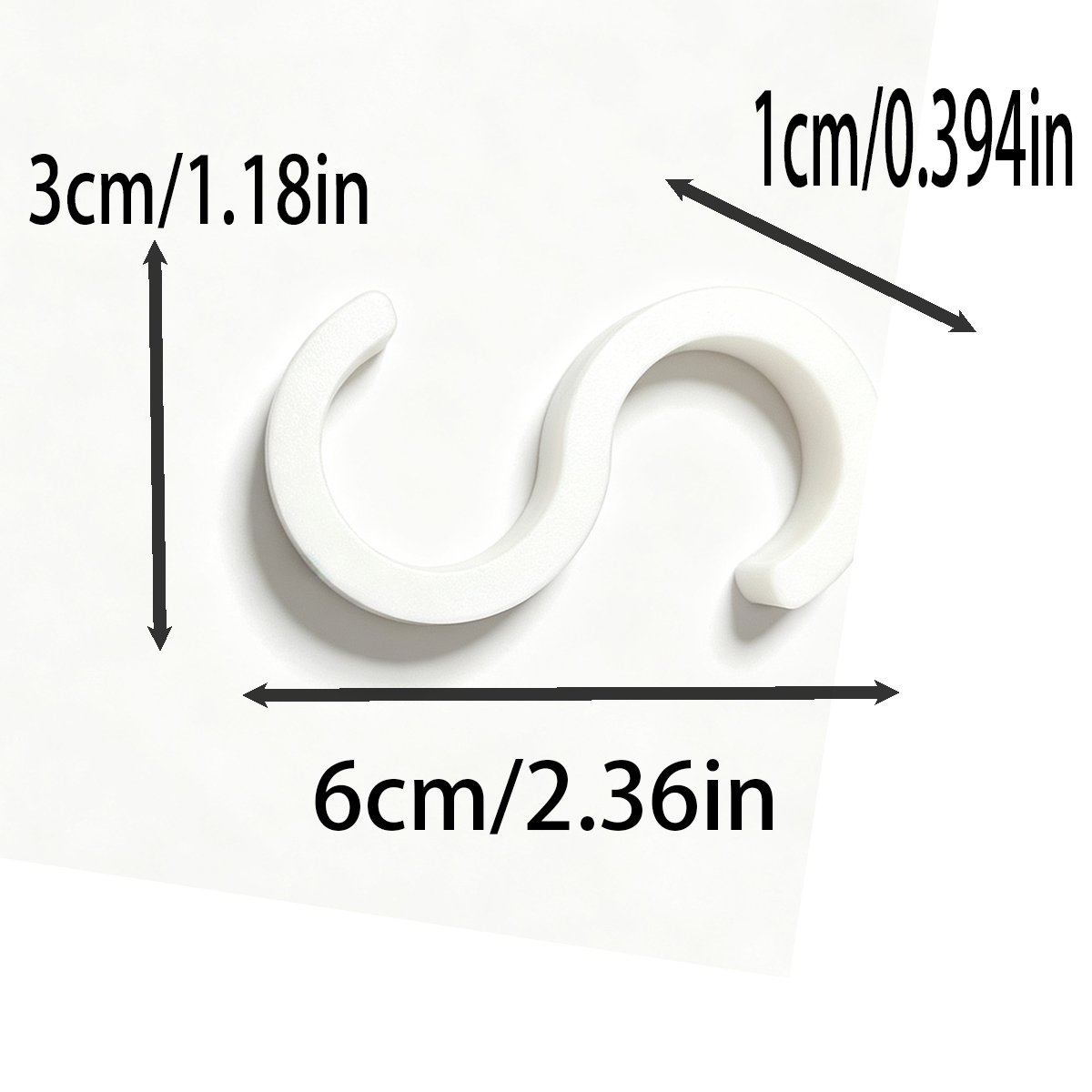 ตะขอรูปตัว S สีขาว 5 ชิ้น, ตะข - Drawer Dresser White บทวิจารณ์และราคา